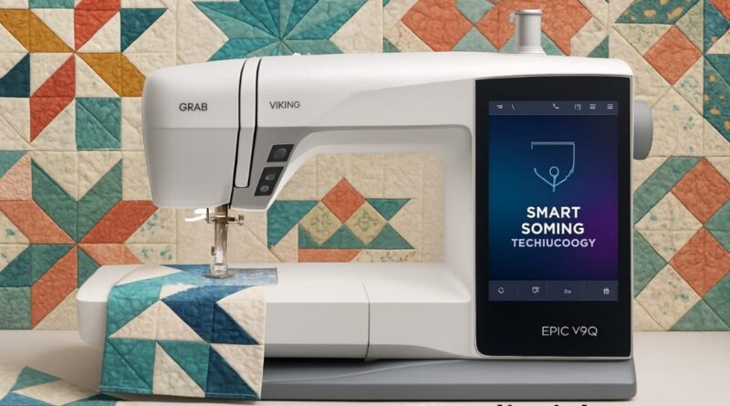 Grab Viking Epic 95Q Sewing and Quilting Machine 1: The Ultimate Smart Sewing Experience